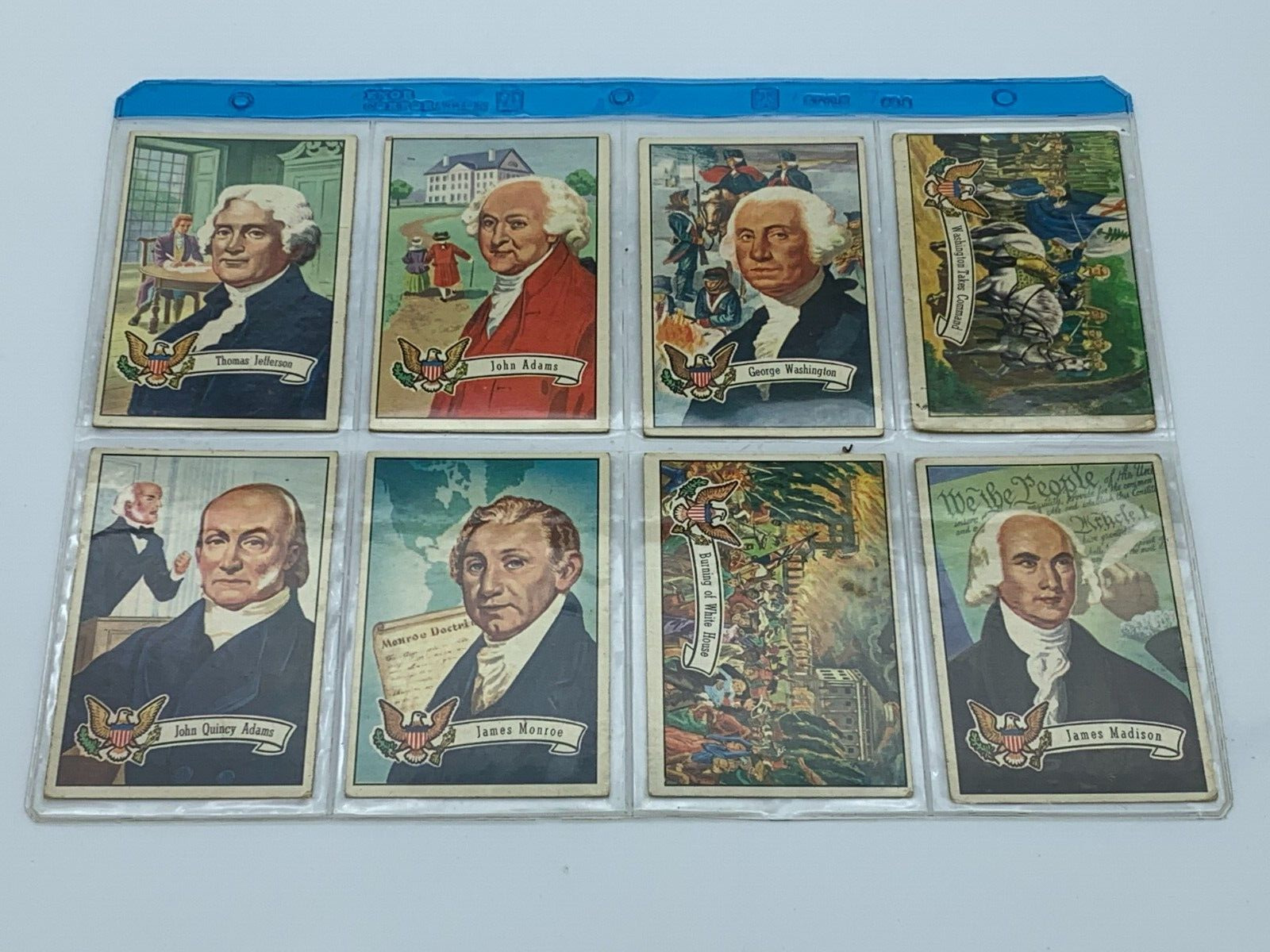 1956 TOPPS US Presidents N. Complete Set 34 Cards 1-36 (Missing 2 & 32)