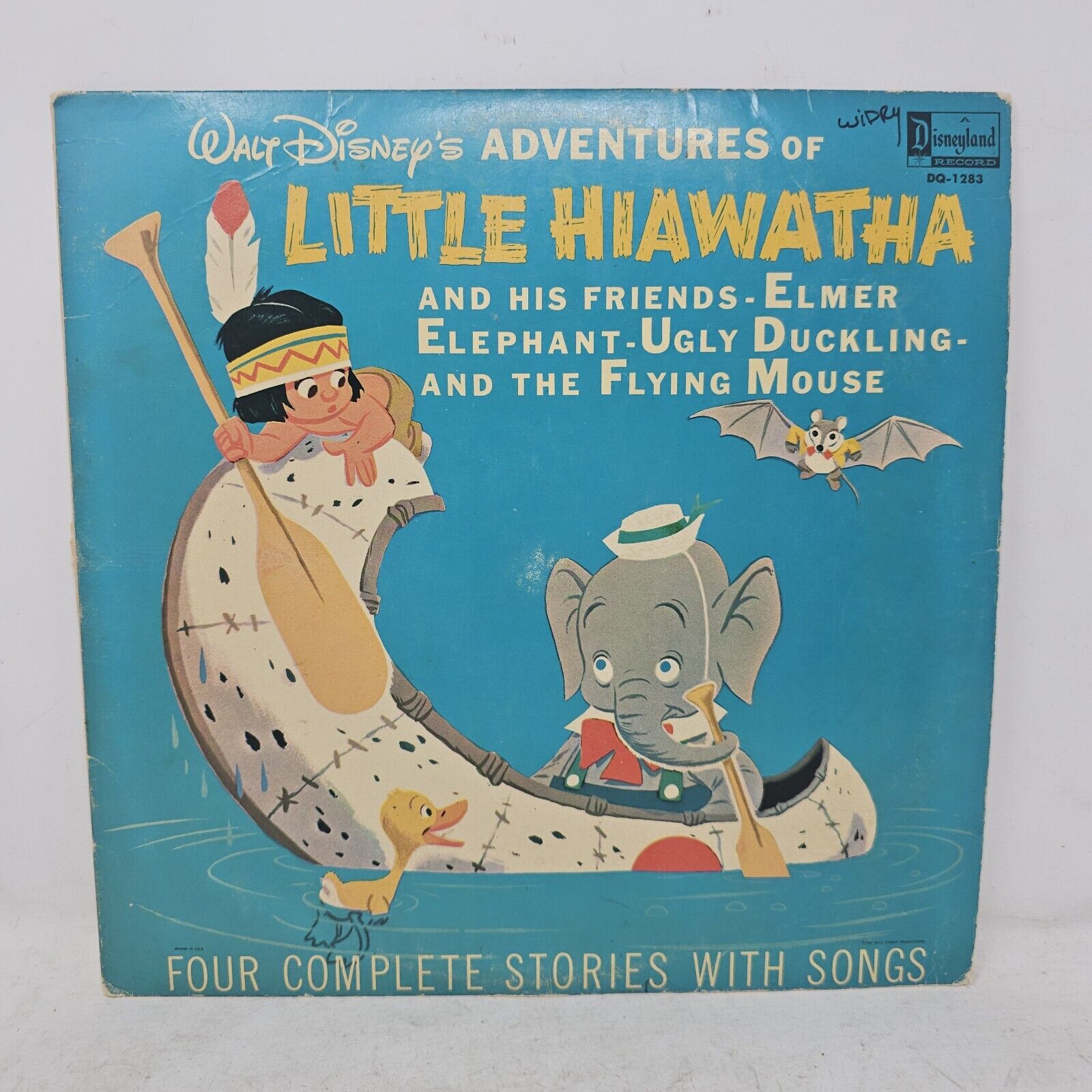 ADVENTURES OF LITTLE HIAWATHA / CHILDREN’S 12” LP RECORD / DISNEYLAND DQ 1283