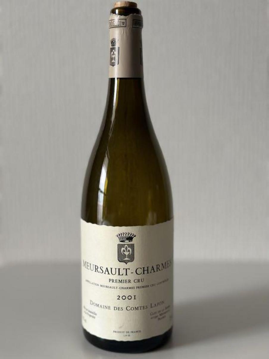 Empty Bottle 2001 Meursault Charmes Domaine des Comtes Lafon