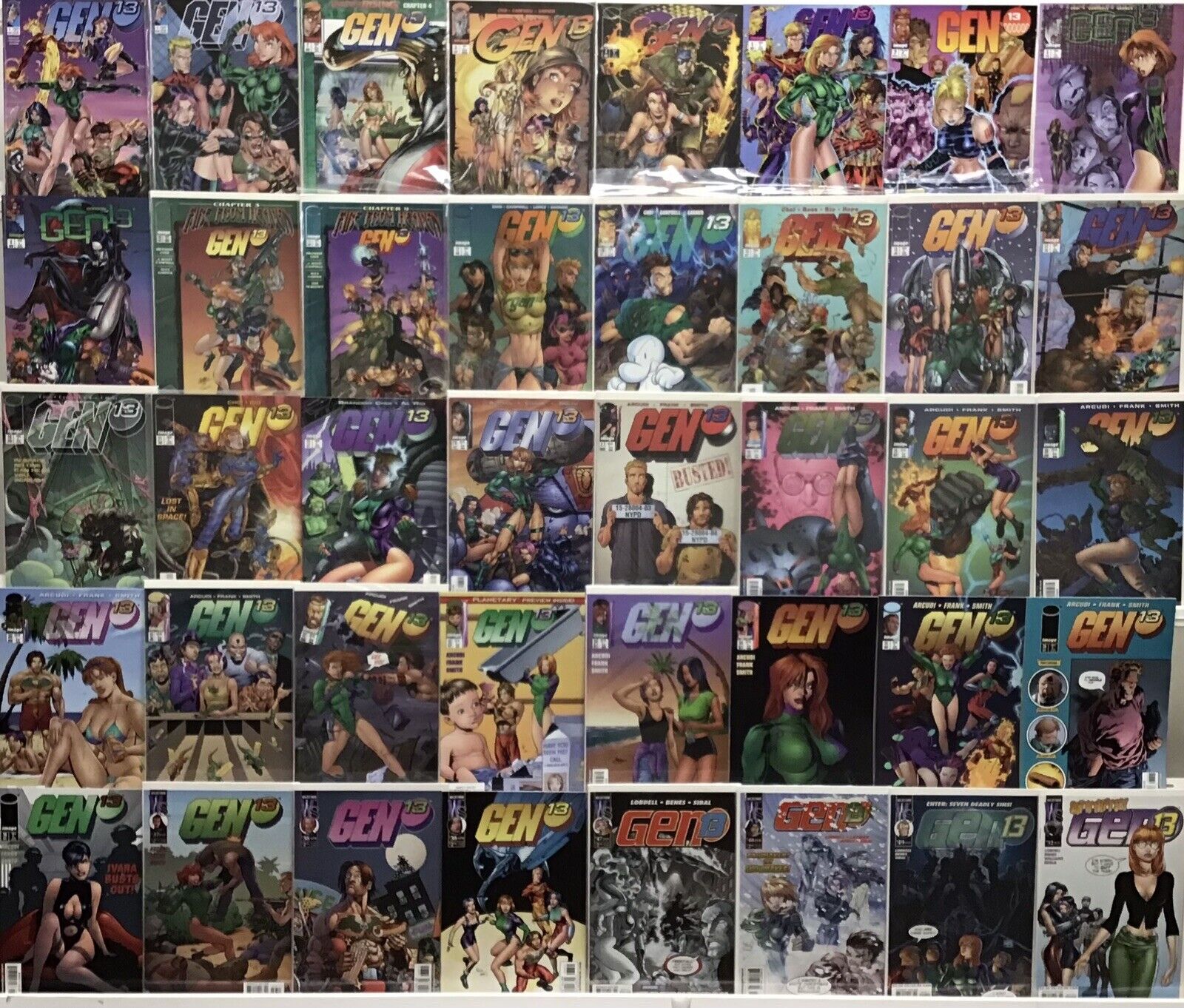 Image Comics - Gen 13 1st Series - Comic Book Lot Of 40