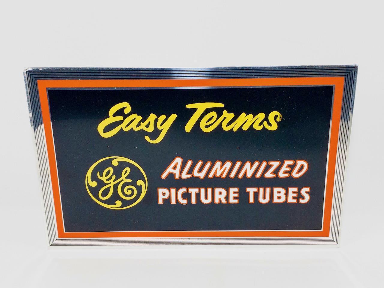 Vintage GE Aluminized Picture Tubes In Store Display Sign 11