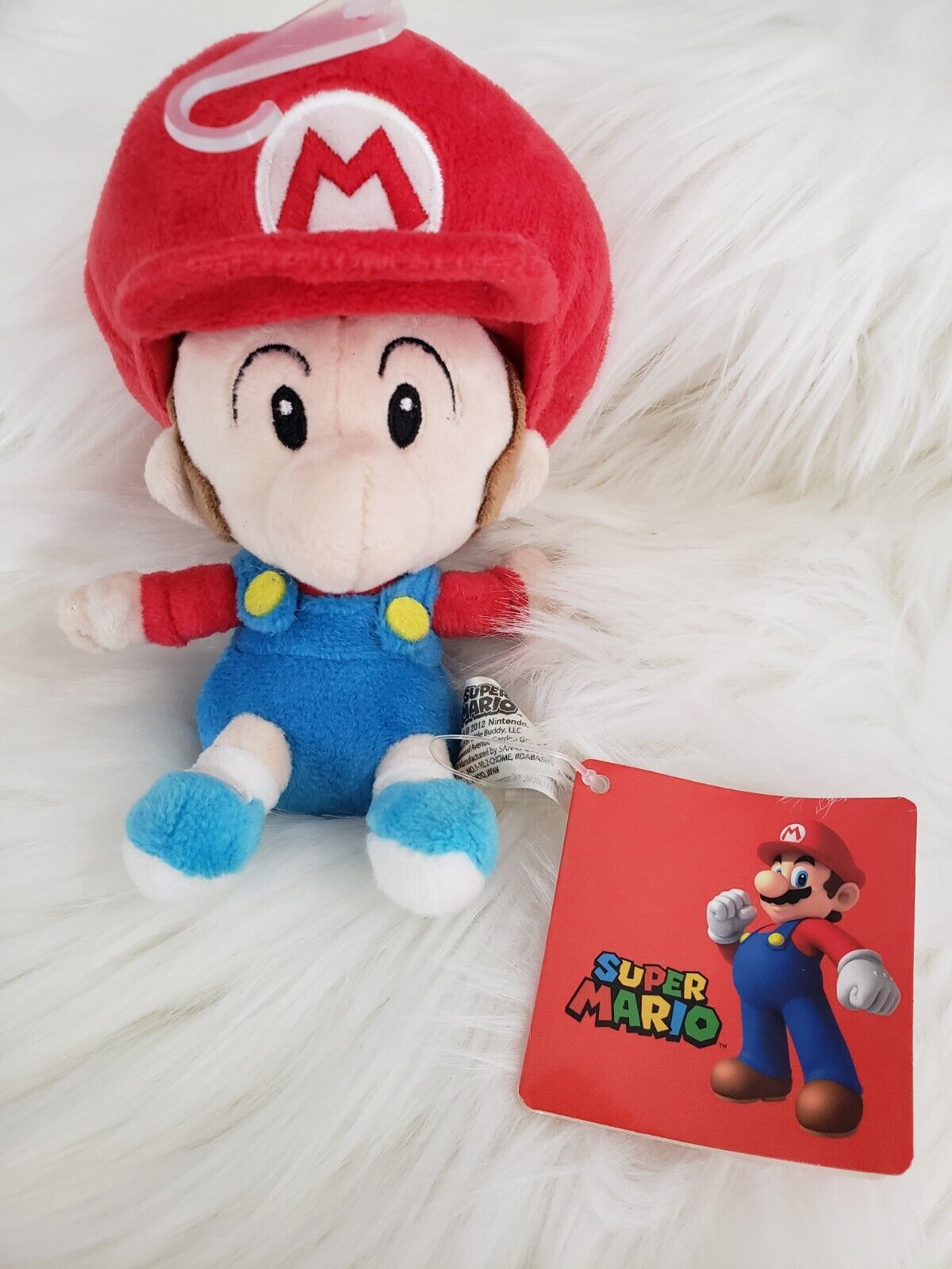 NEW San-ei Boeki Super Mario All Star Collection Baby Mario plush stuffed toy
