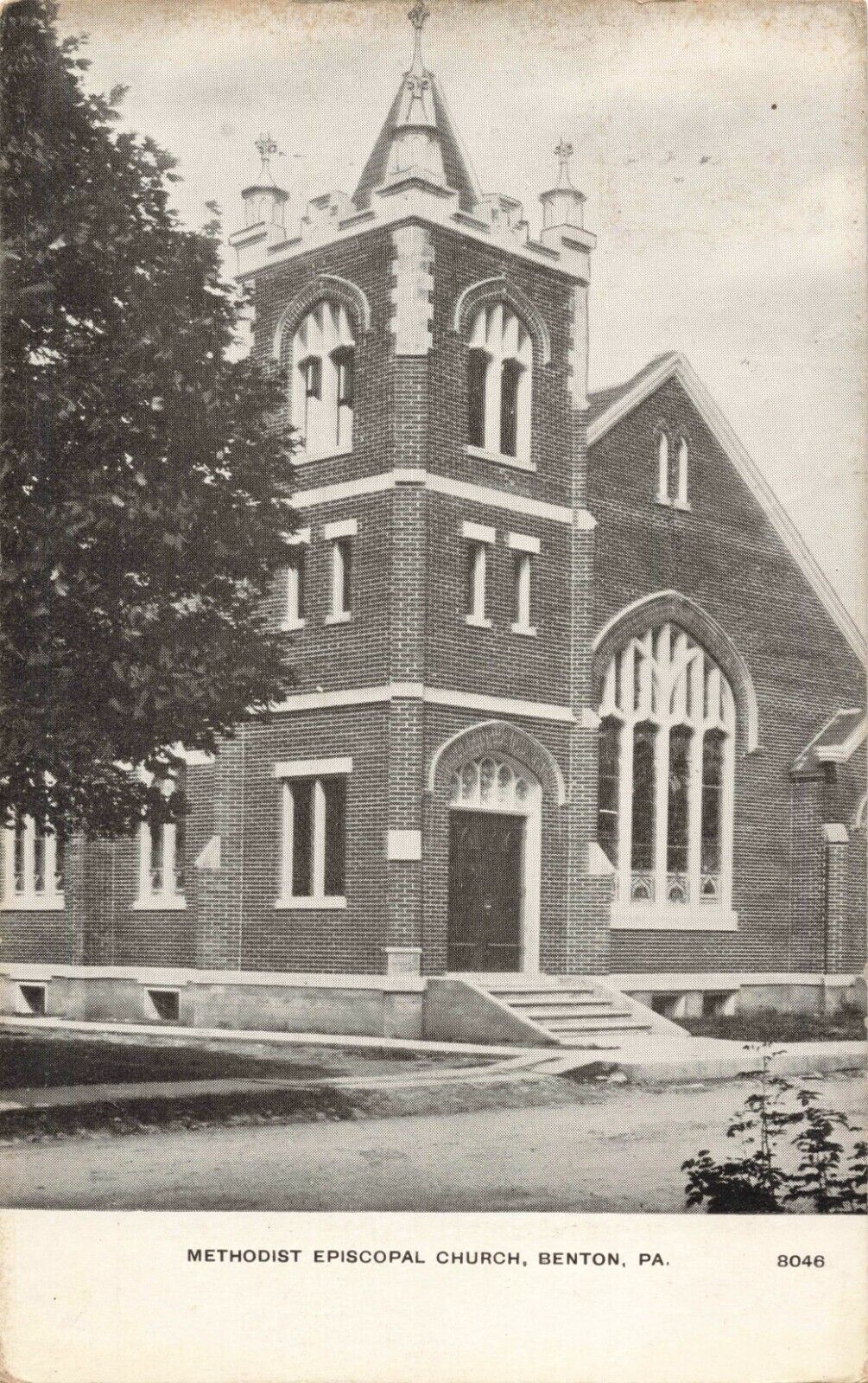 Methodist Episcopal Church, Benton, Pennsylvania PA - 1913 Vintage Postcard