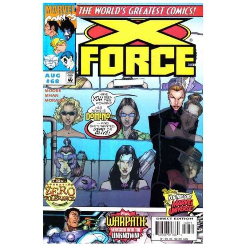 X-Force #68  - 1991 series Marvel comics NM+ Full description below [h{