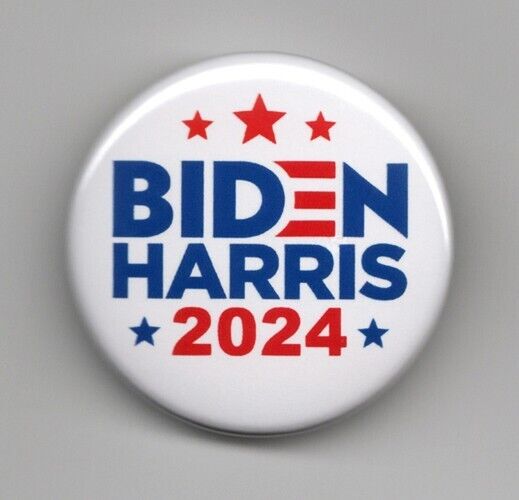 BIDEN HARRIS 2024 button campaign 1-1/2