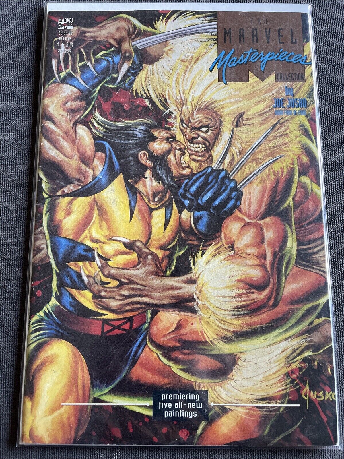 Marvel -  THE MARVEL MASTERPIECES #4 (Great Condition) bagged and boarded