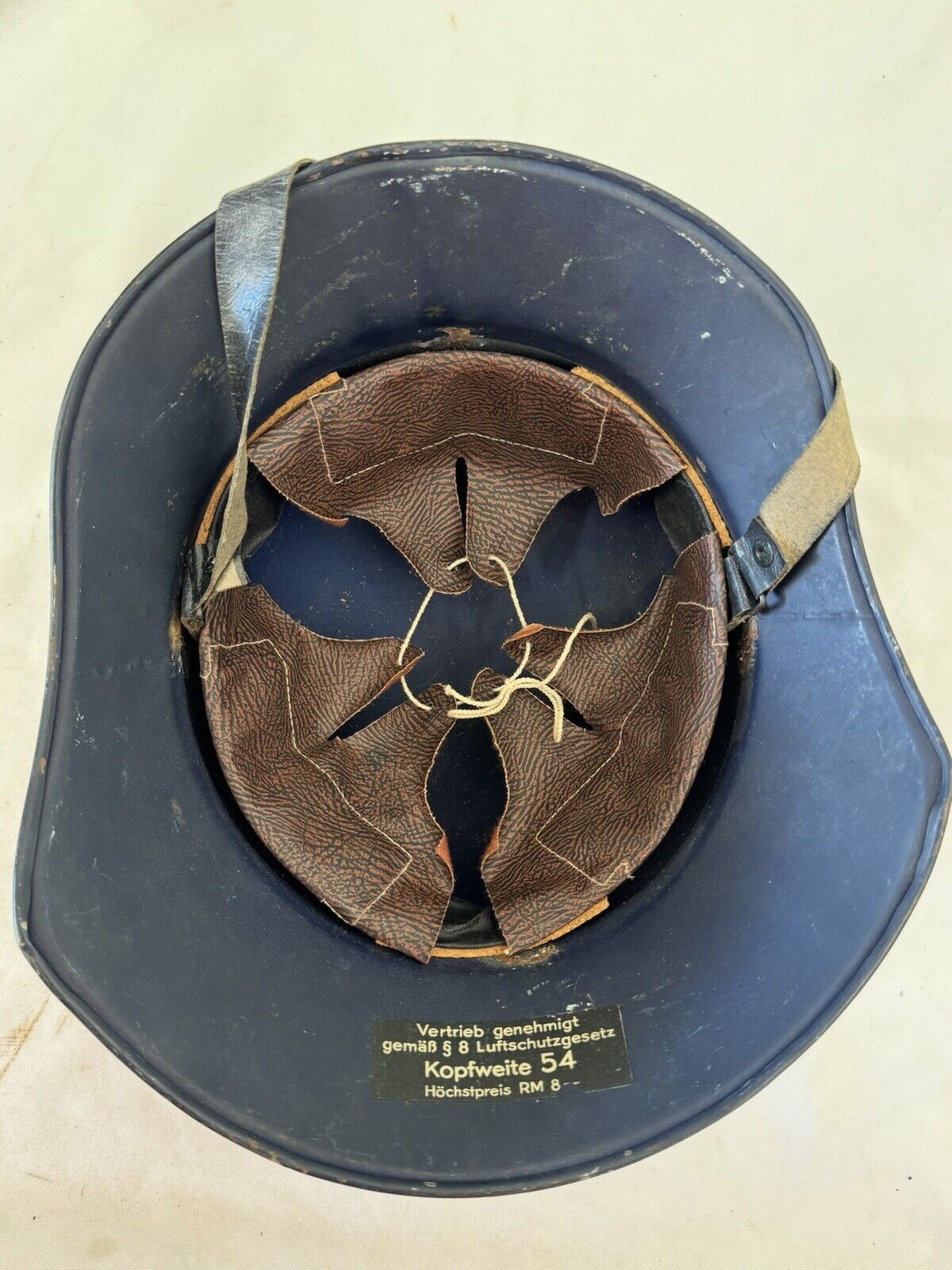 WW2 Original Luftschutz Civil Protection Gladiator Helmet