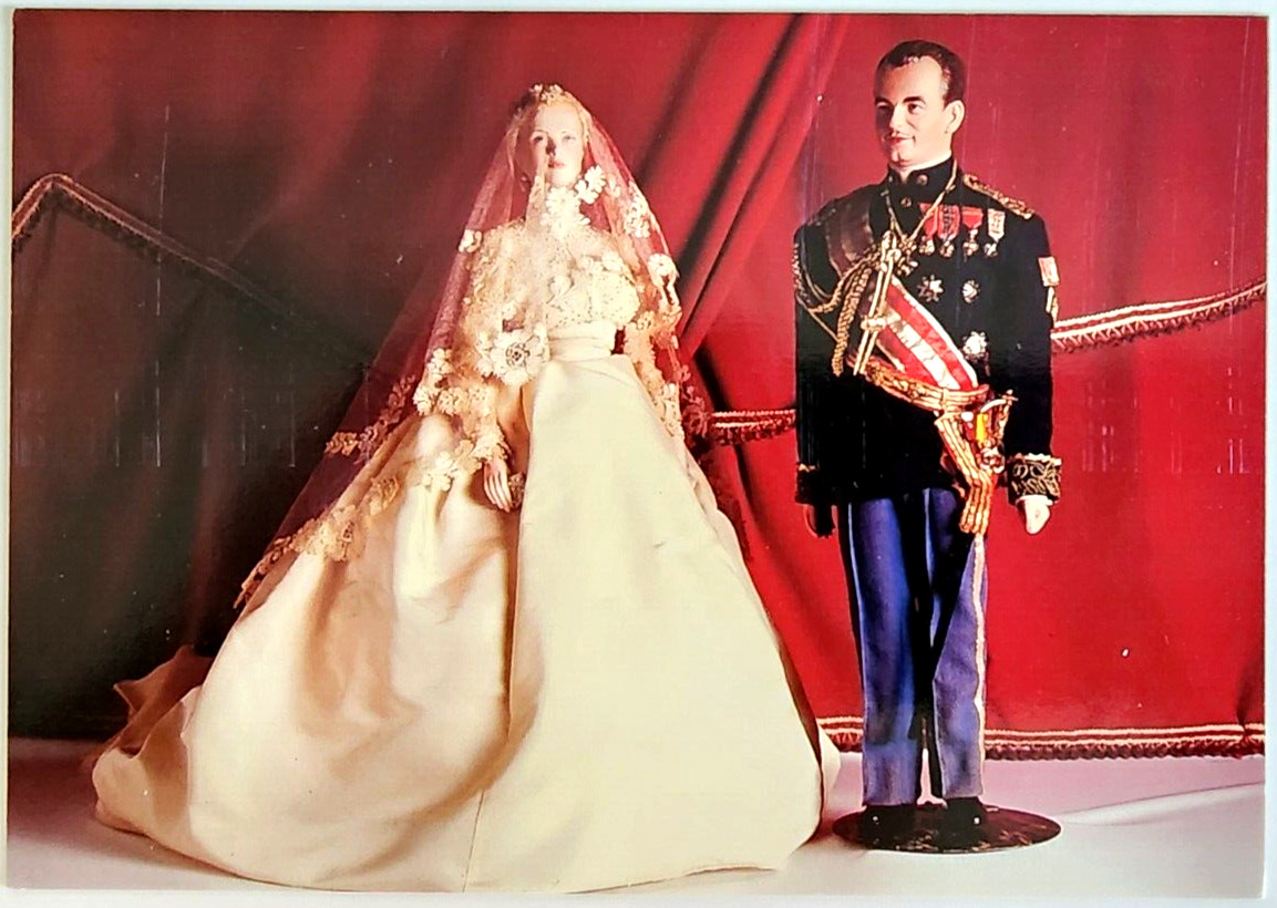 Postcard Principaute De Monaco Reproduction Prince Rainier & Princess Grace
