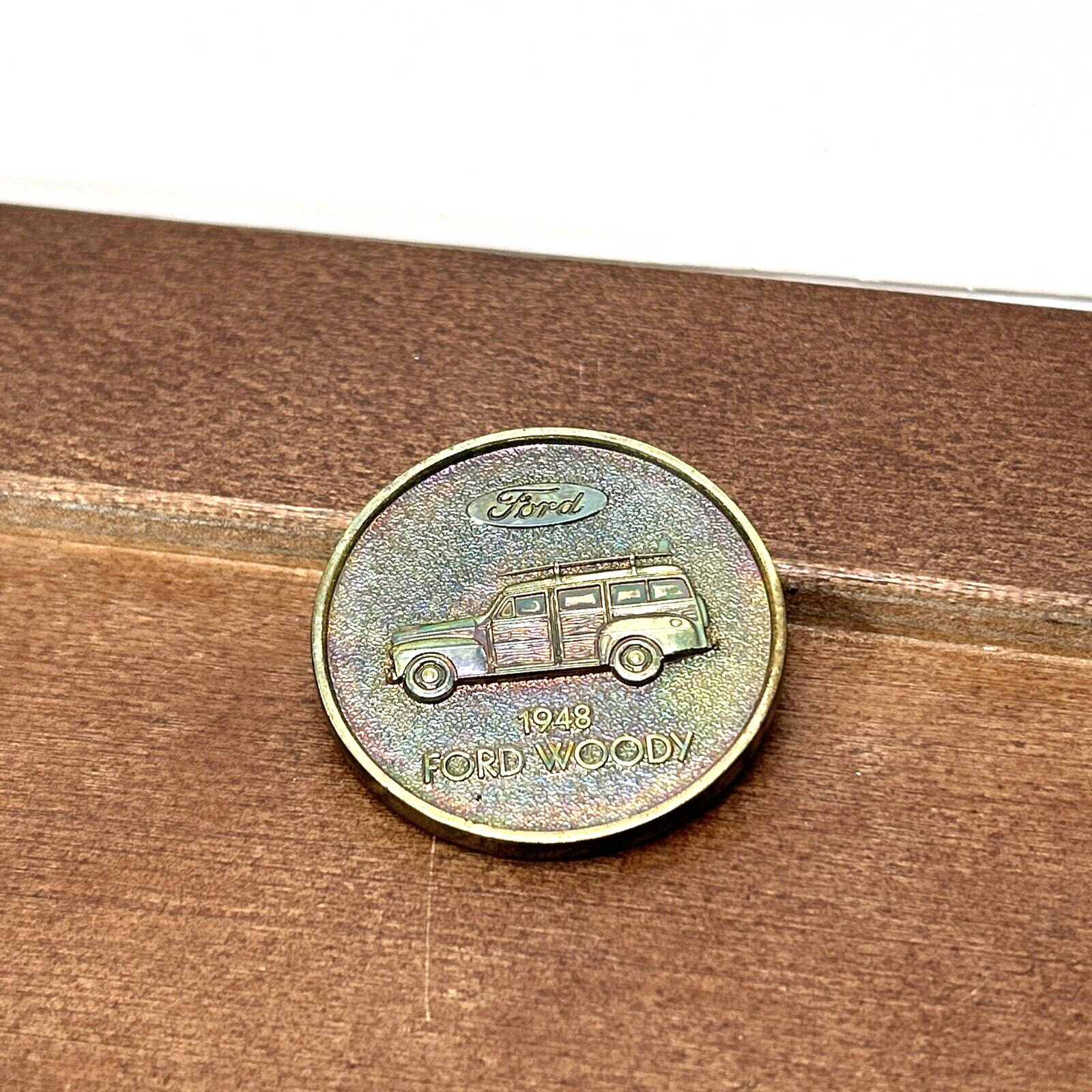 Ford 1948 Woody Road Signature Series Metal Coin