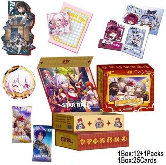 [US SELLER] Honkai: Star Rail Caho Collectible Cards Sealed Collector's Box