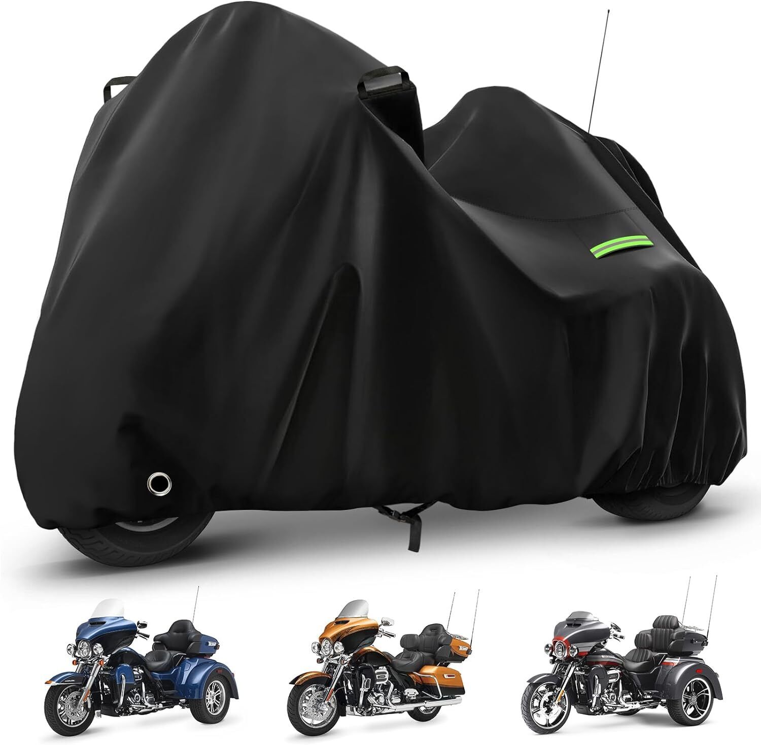 Motorcycle Cover Waterproof for Trike Models Freewheeler/CVO Version/Tri