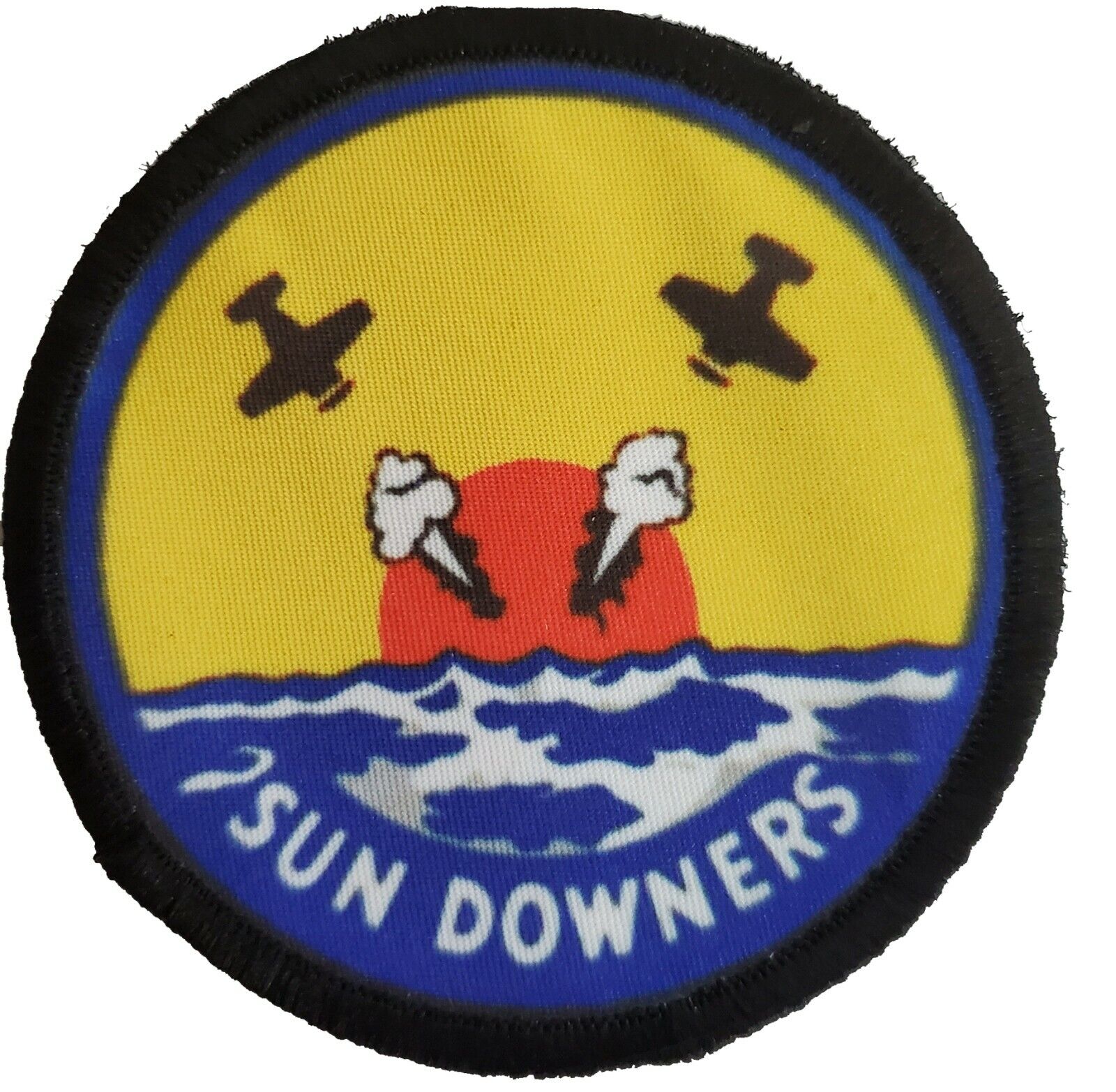 VF111 Sundowners Top Gun Morale Patch Tactical Military USA Flag F14 Tomcat