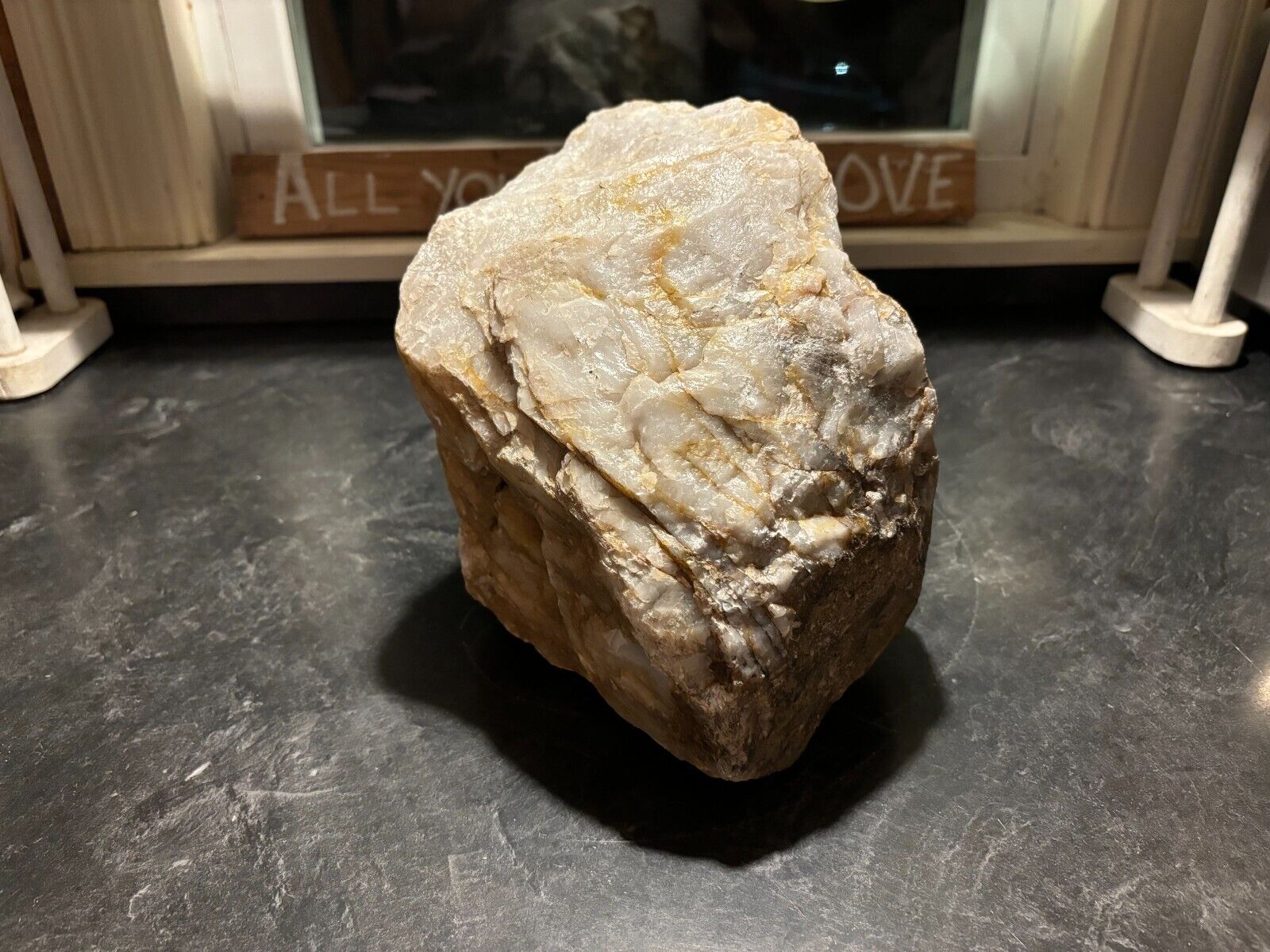 Massive Natural Raw Milky Quartz Gemstone 25lbs of Pure Snowy Stone