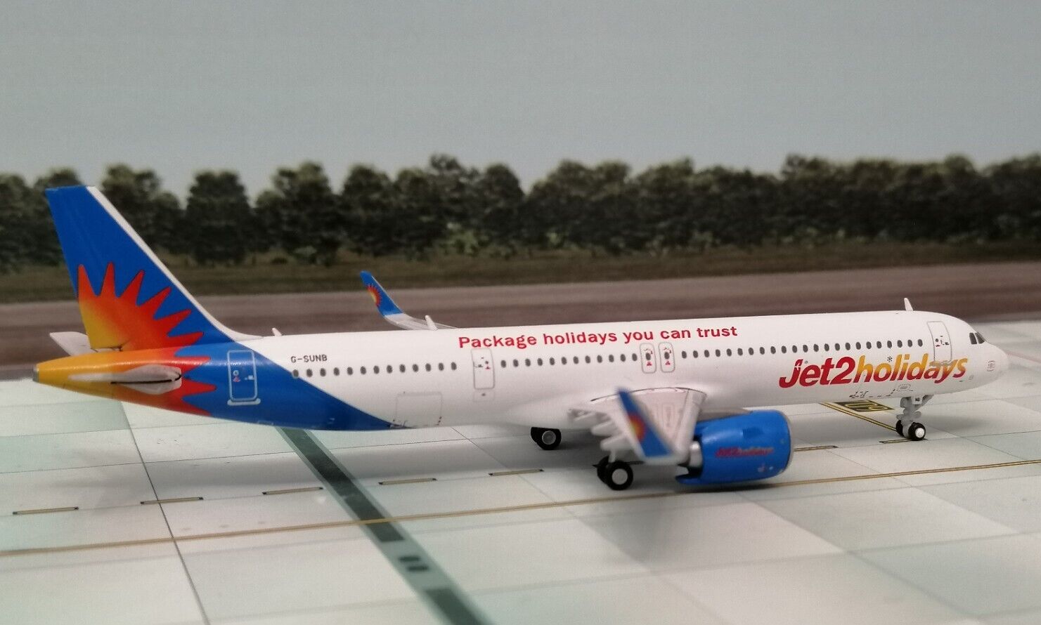 Jet2 Holidays Airbus A321NEO G-SUNB 1/400 by Gemini Jets. BRAND NEW 