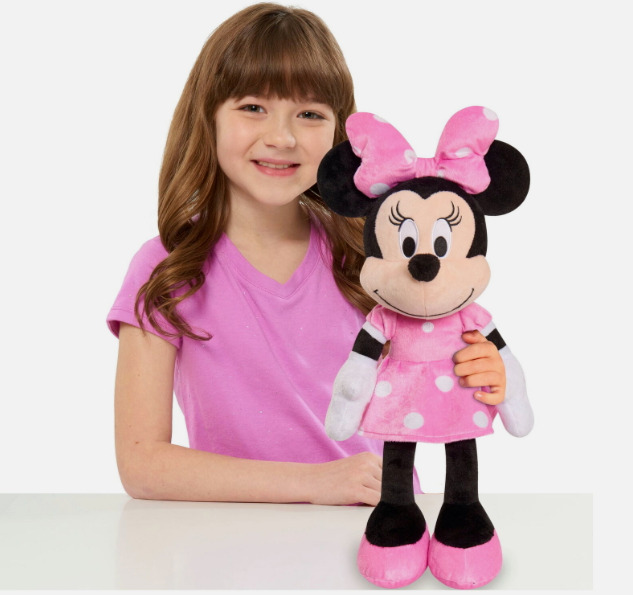 Disney  Minnie Mouse Plush Pink Cute 17