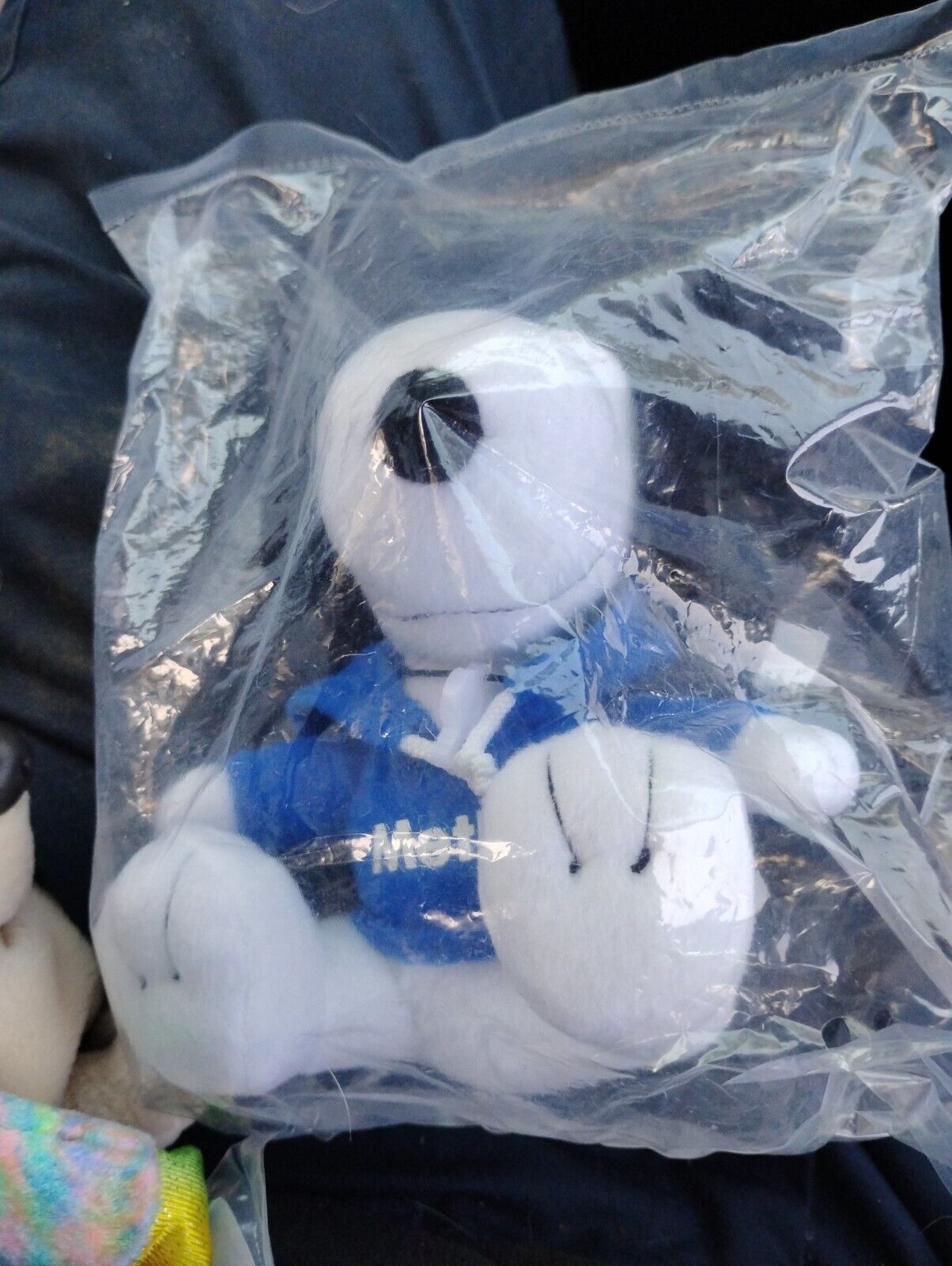 metLife Peanuts Snoopy Soccer ⚽️ Player Plush Toy In Sealed Bag New RARE