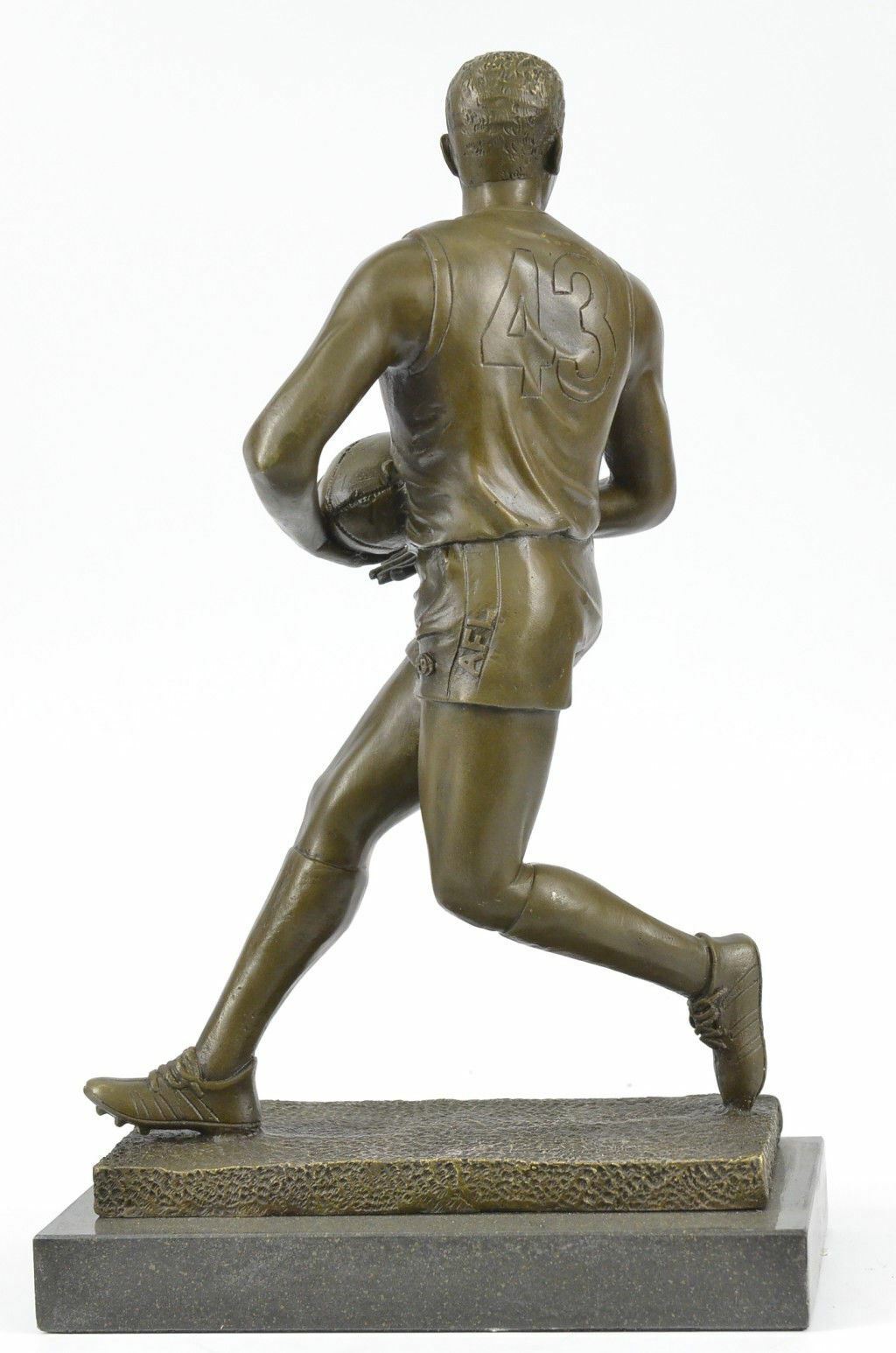 Australian Rugby Player World Cup Bronze Sculpture Statue Decorative Figurine