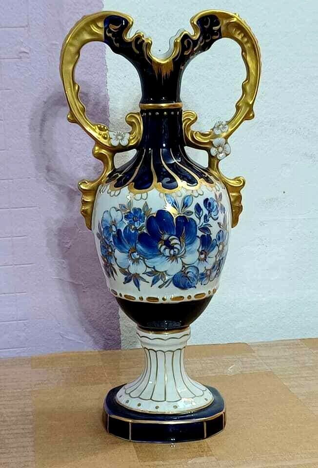 Antique Czech Royal Dux Porcelain Vase, 11