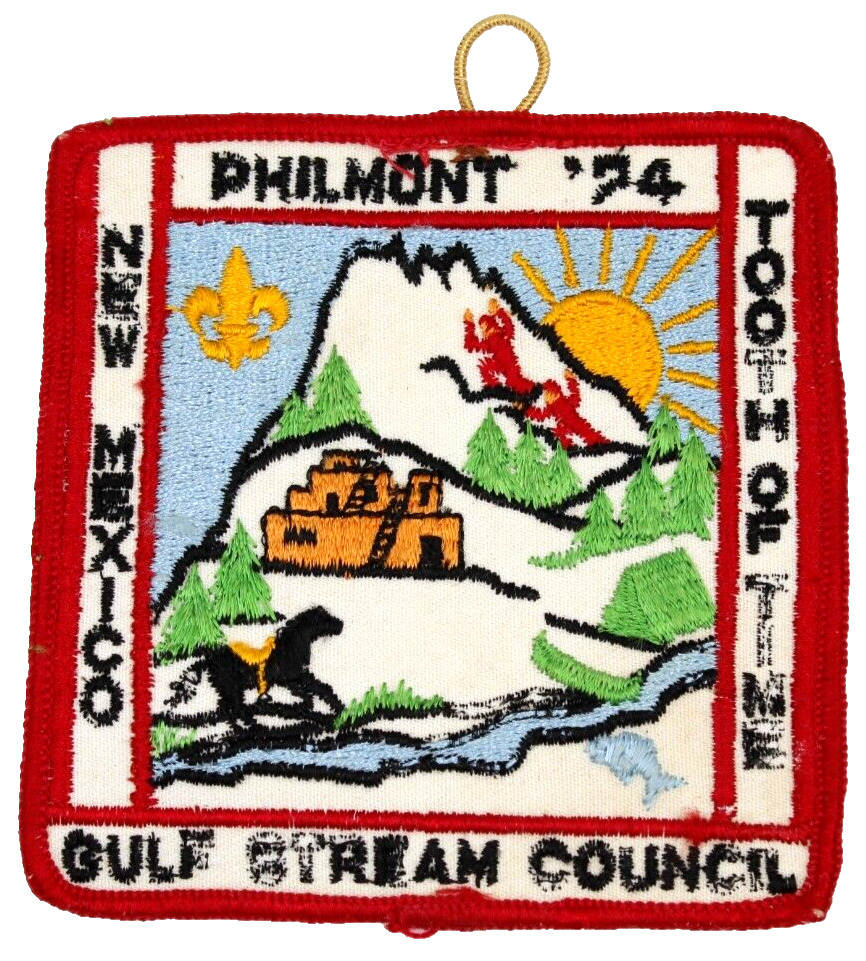 RARE Vintage 1974 Philmont Scout Ranch Gulf Stream Council Patch Florida FL 4\