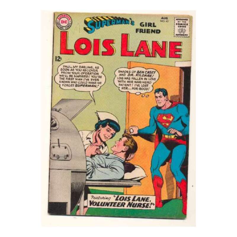 Superman's Girl Friend Lois Lane #43 DC comics Fine minus [p}