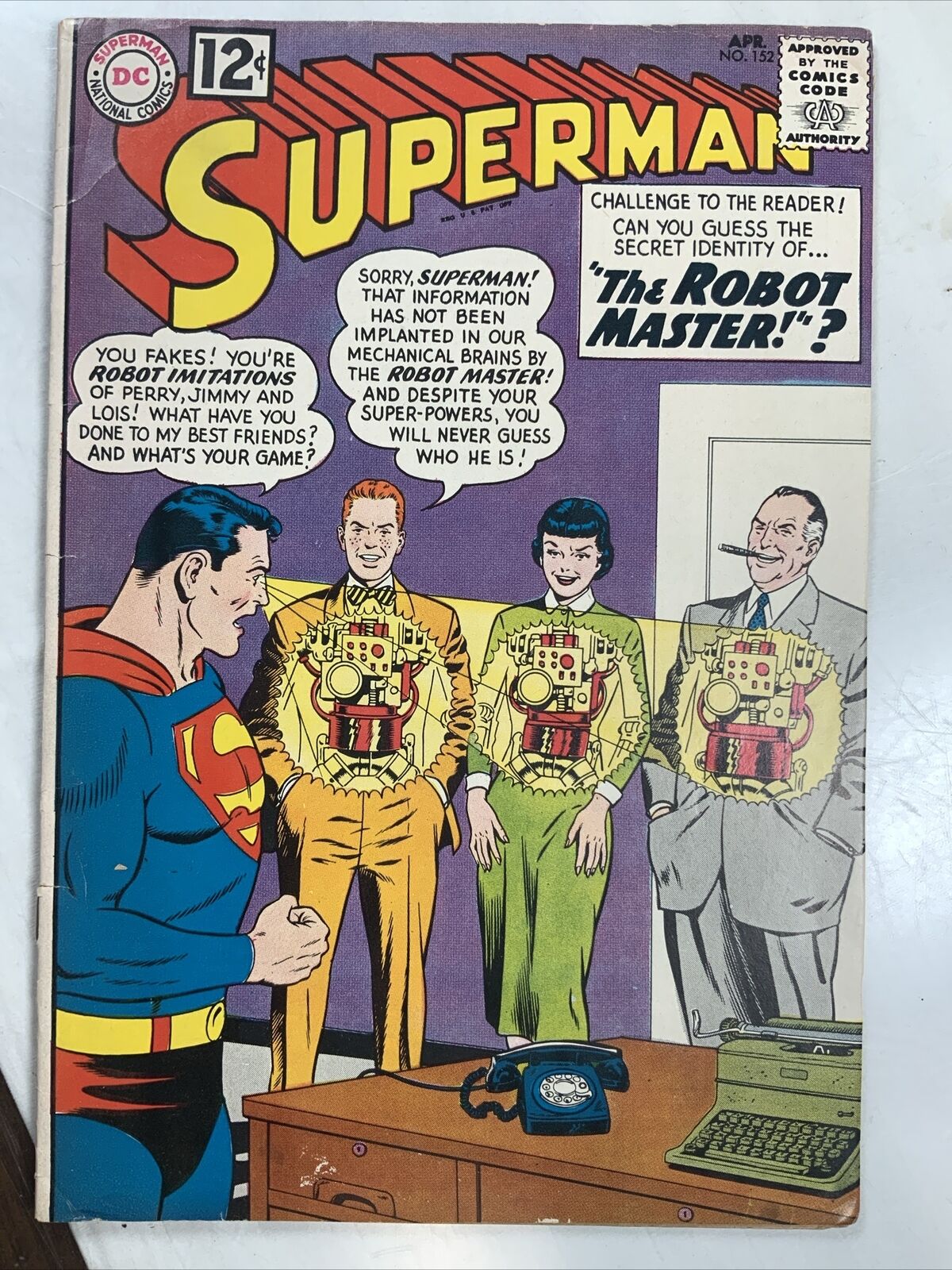 Superman #152, Apr 1962, Silver, FN (6.0), DC Comics #RN