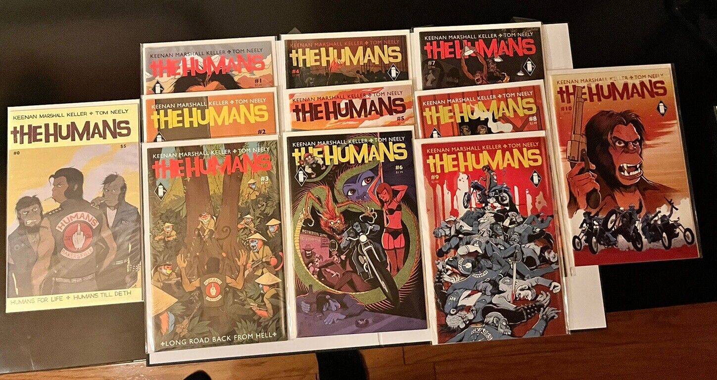 The Humans Issues #0 to 10 2014 Image Comics Complete Lot (11)