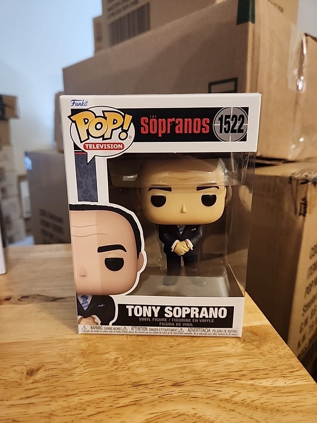 Funko Pop Television Vinyl: The Sopranos - Tony Soprano #1522 (BRAND NEW) Mint