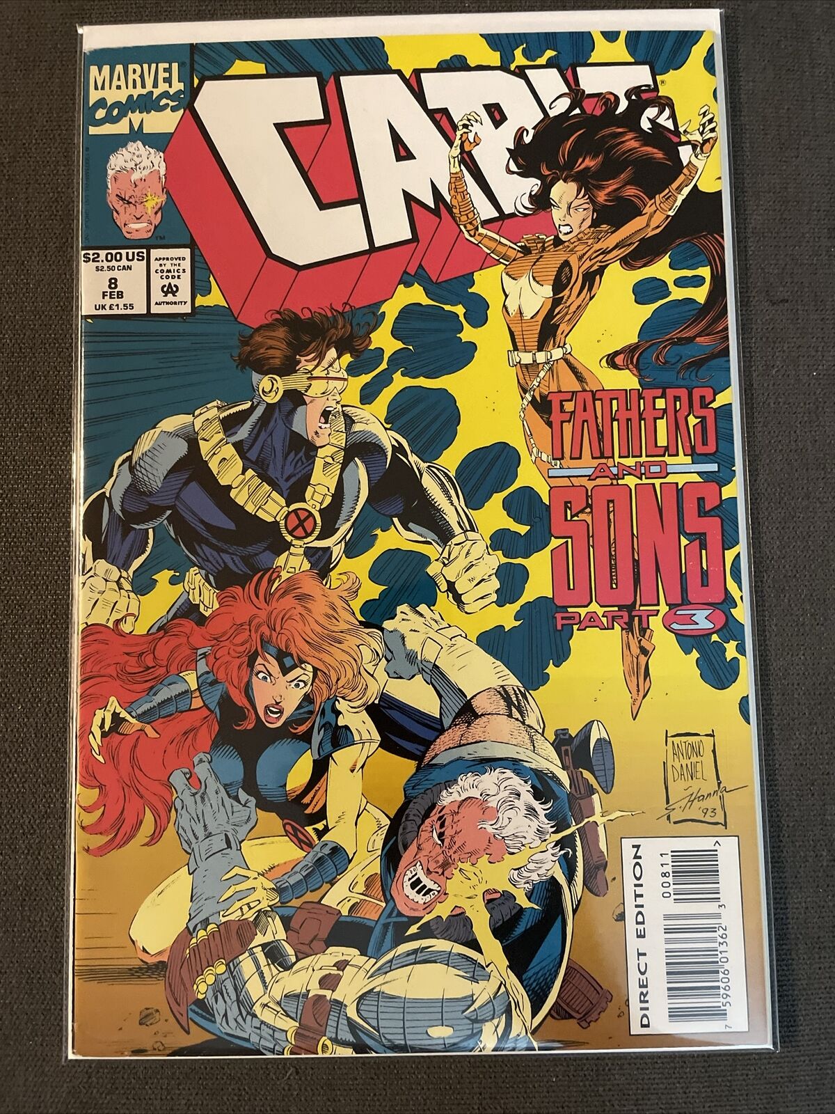Marvel - CABLE #8 (Great Condition) bagged and boarded