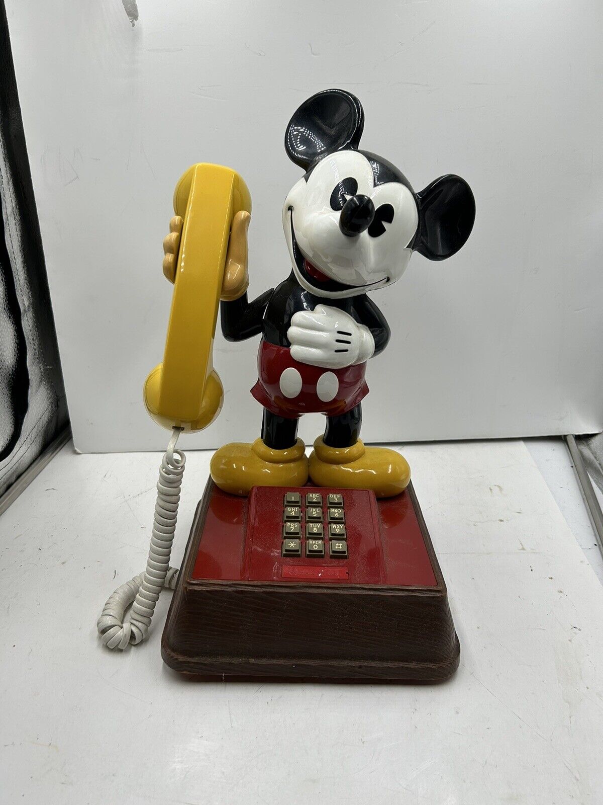 Vintage Pac Tel Comdial Mickey Mouse Telephone TEPF 8000 With Box And Manuals