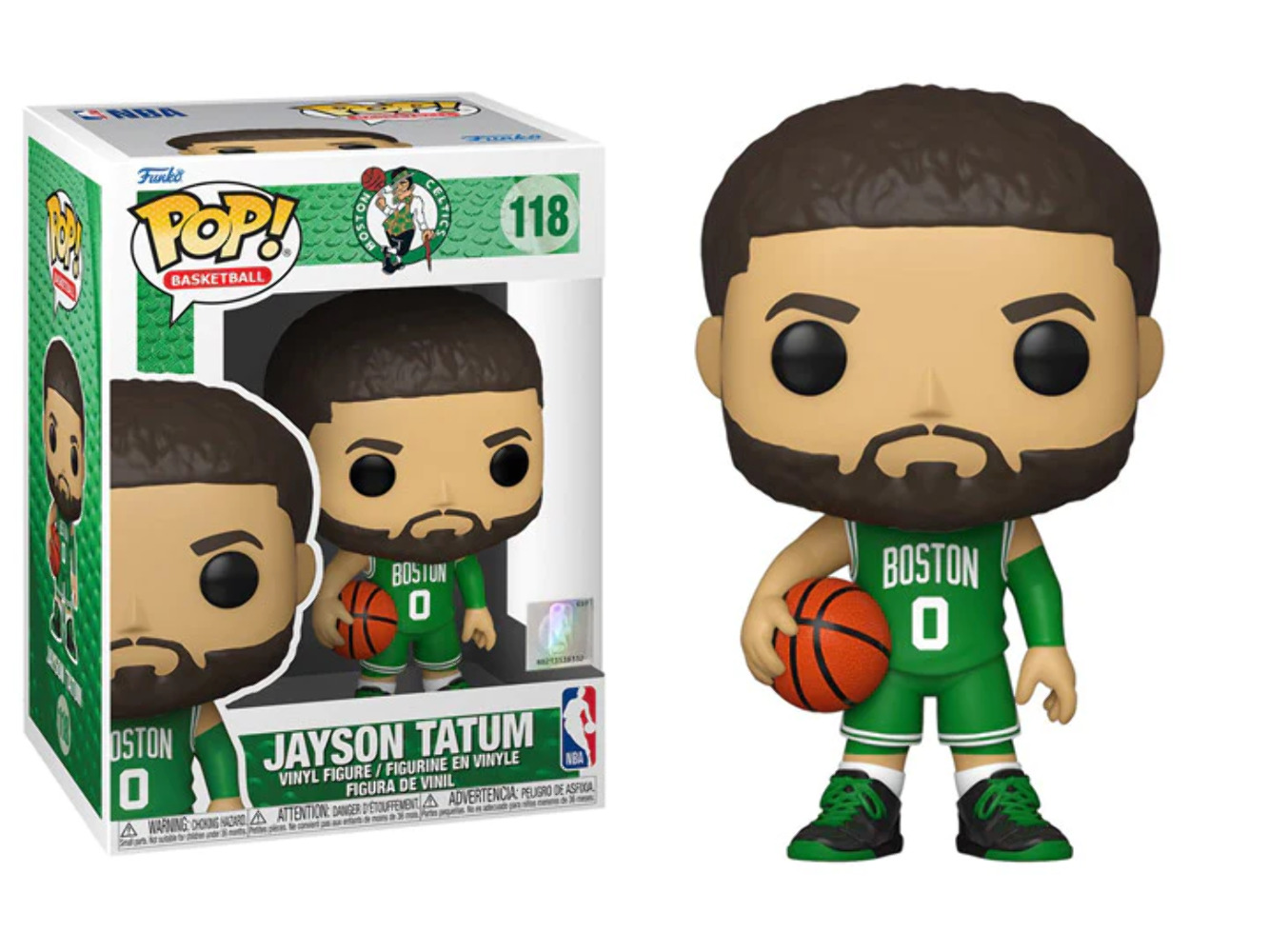 Funko POP Basketball: Boston Celtics Basketball - Jayson Tatum #118
