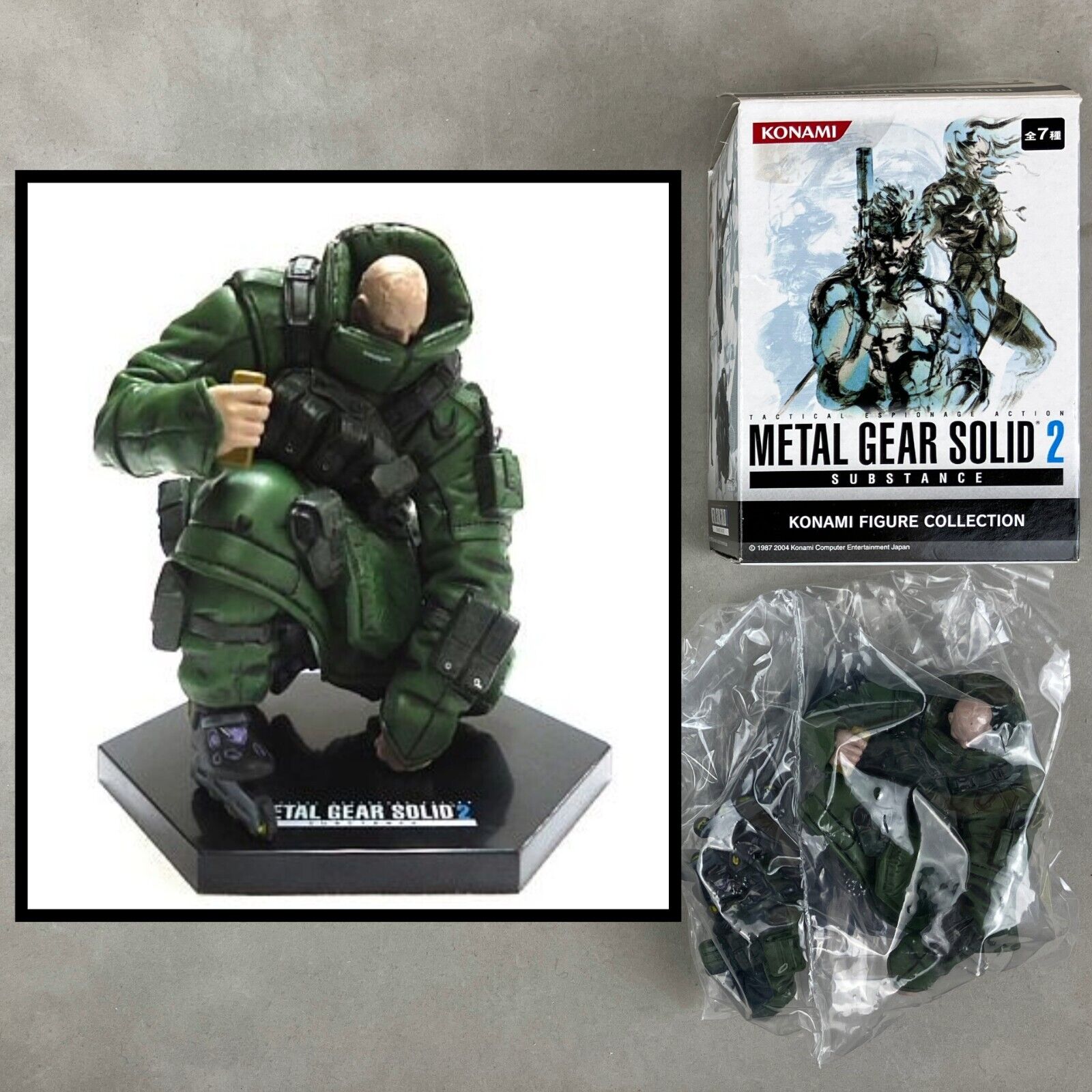 Yamato Metal Gear Solid 2 Fatman Konami Figure Collection Japan Import