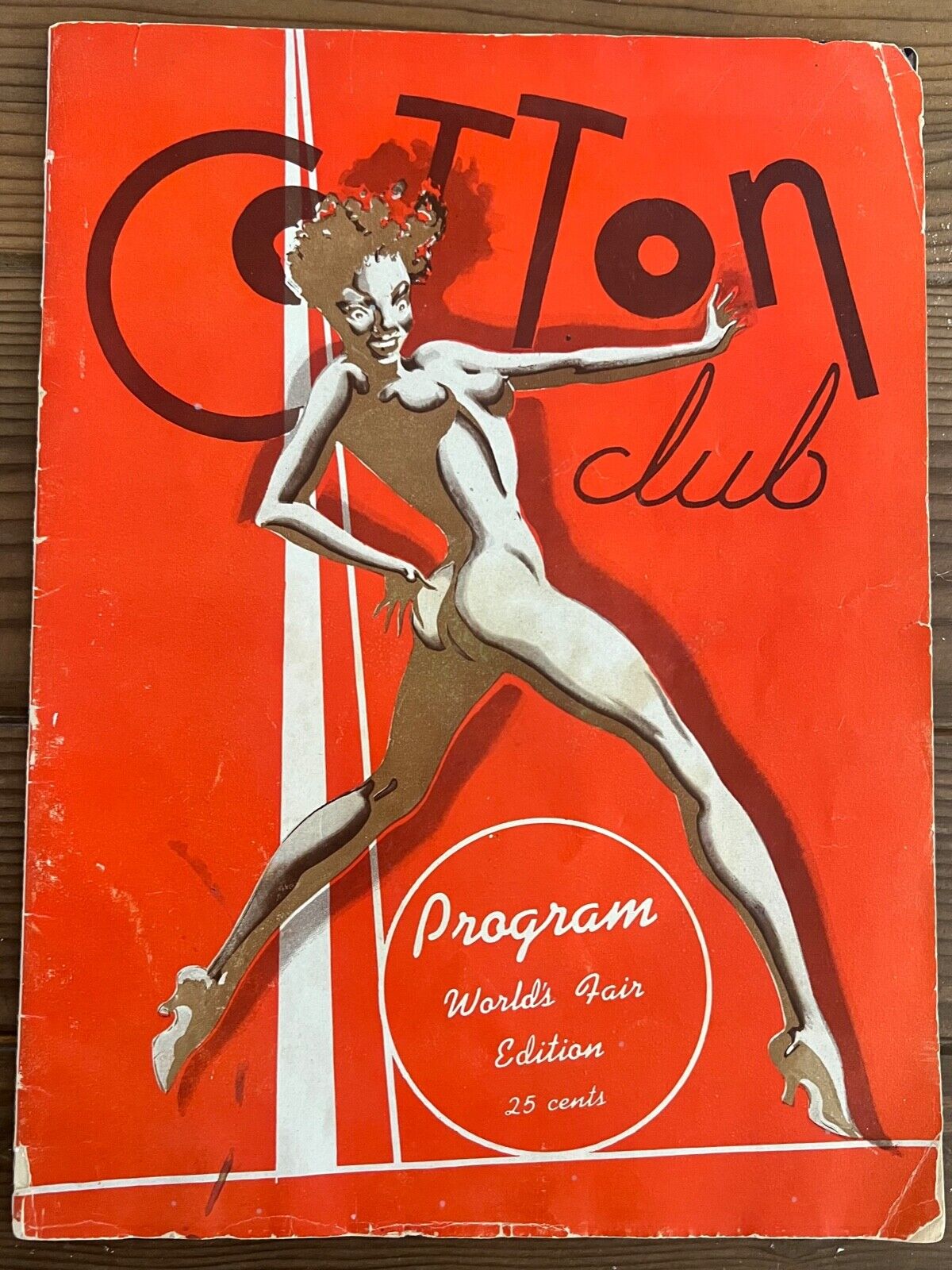 Original 1940's Cotton Club Worlds Fair Program, very rare. Cab Calloway