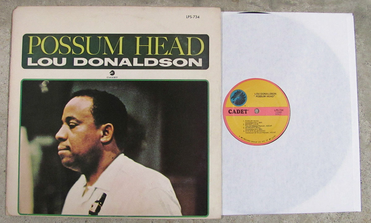 LOU DONALDSON "POSSUM HEAD" Near Mint 1966 LP. "Man With A ...