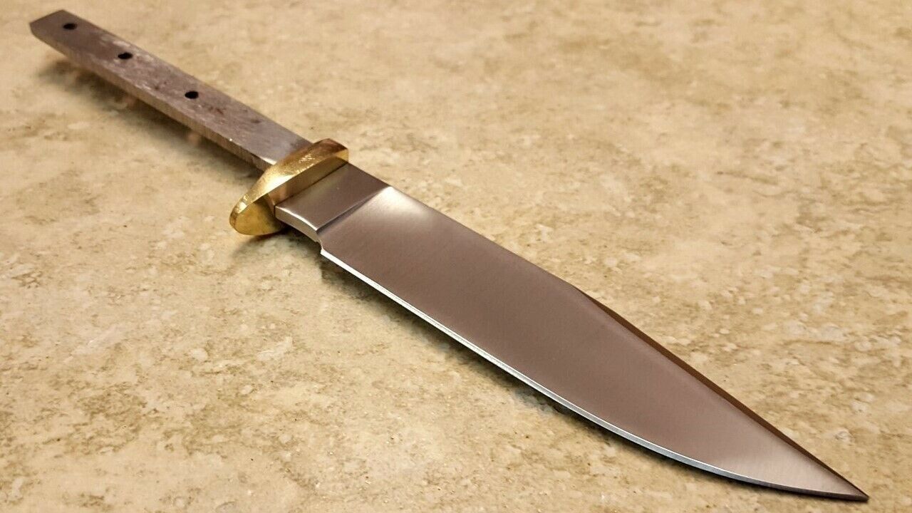 Knife Making Fixed Blade Blank Stainless Steel Hunter Hidden Tang 5 3/4\