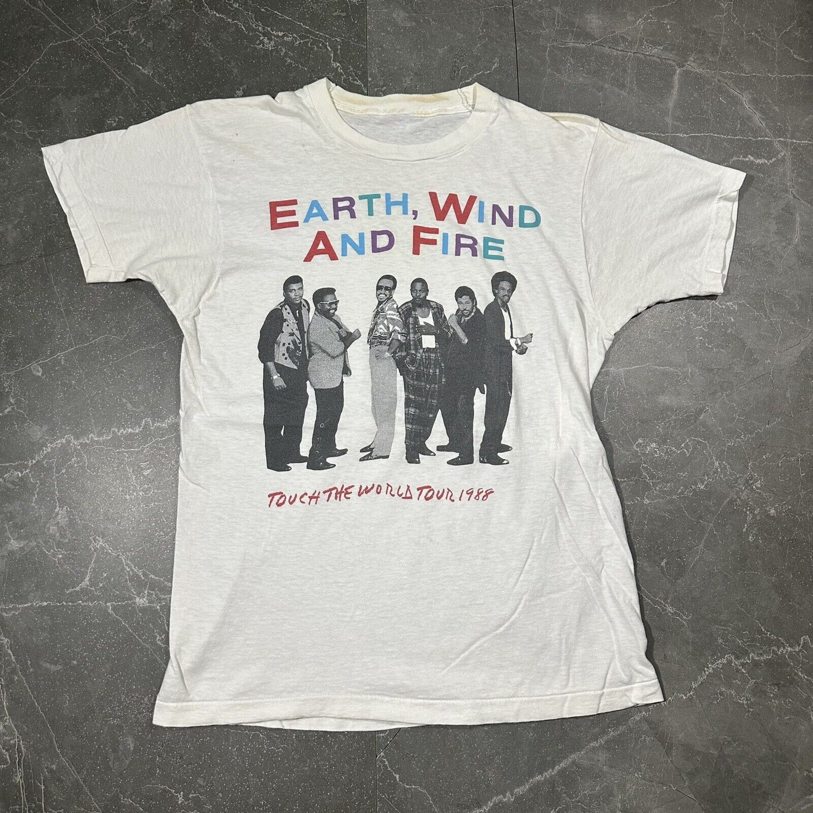 Earth Wind And Fire Touch The World Tour Rock Unisex T-Shirt All Size QX274