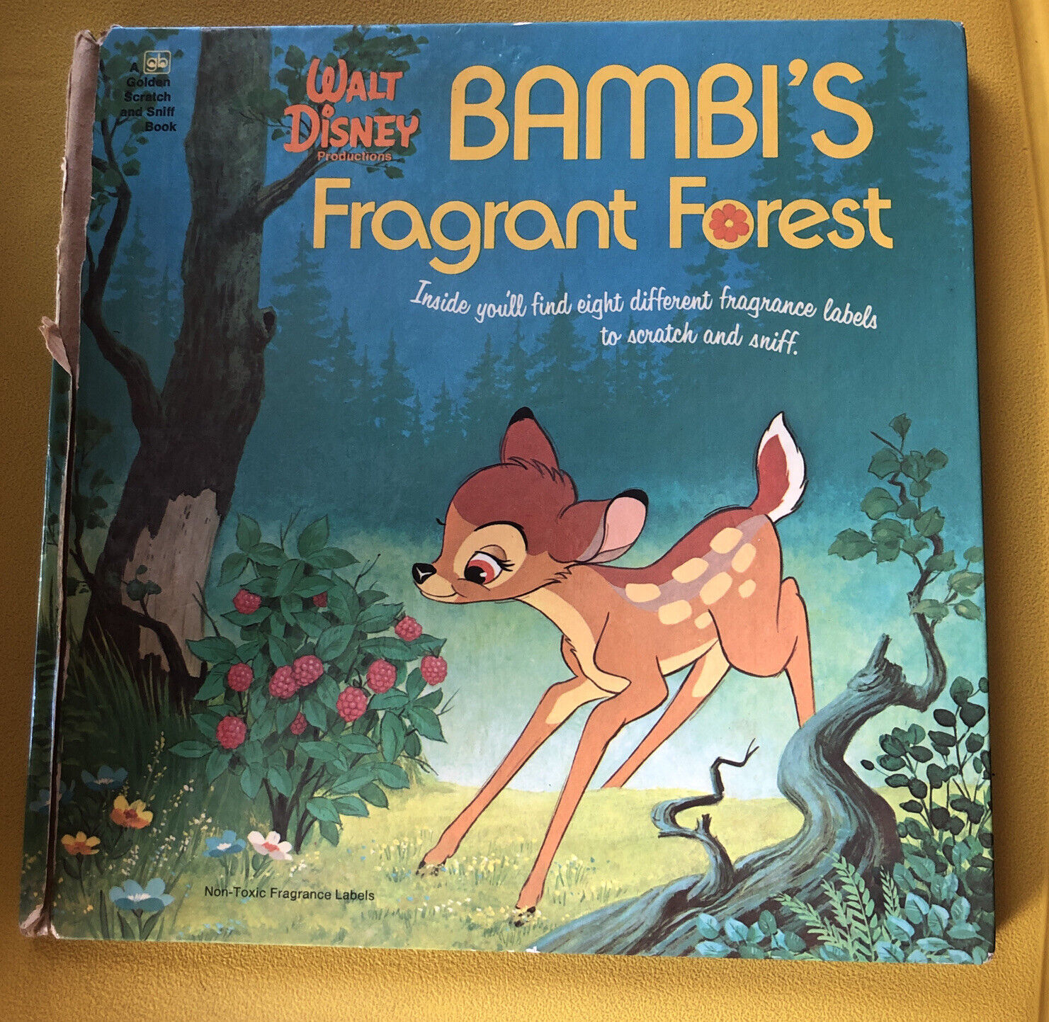 Walt Disney’s BAMBI’S FRAGRANT FOREST 1975 (Golden Scratch Sniff) 1st Edition