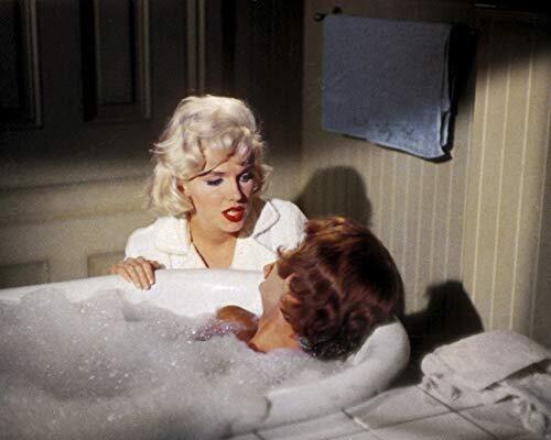 Some Like It Hot Marilyn with Tony Curtis in bathtub 16x20 inch Poster