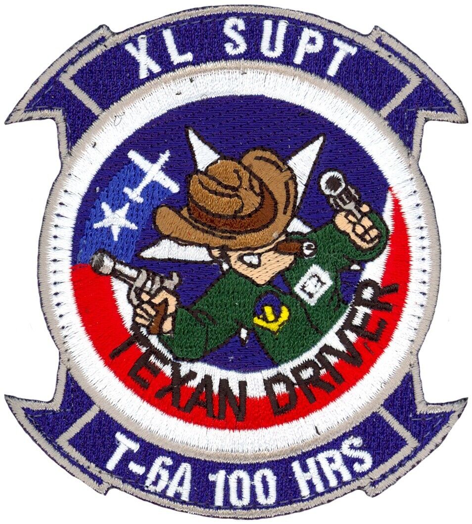 USAF 47th FLYING TRAINING WING – XL SUPT T-6A 100 HOURS - PATCH