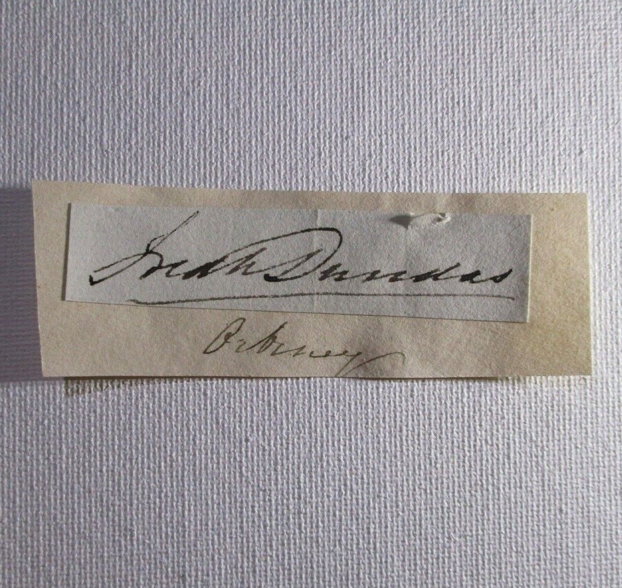 Rear Admiral George Dundas, Autograph, Signed Auto, 1778-1834 Royal Navy officer