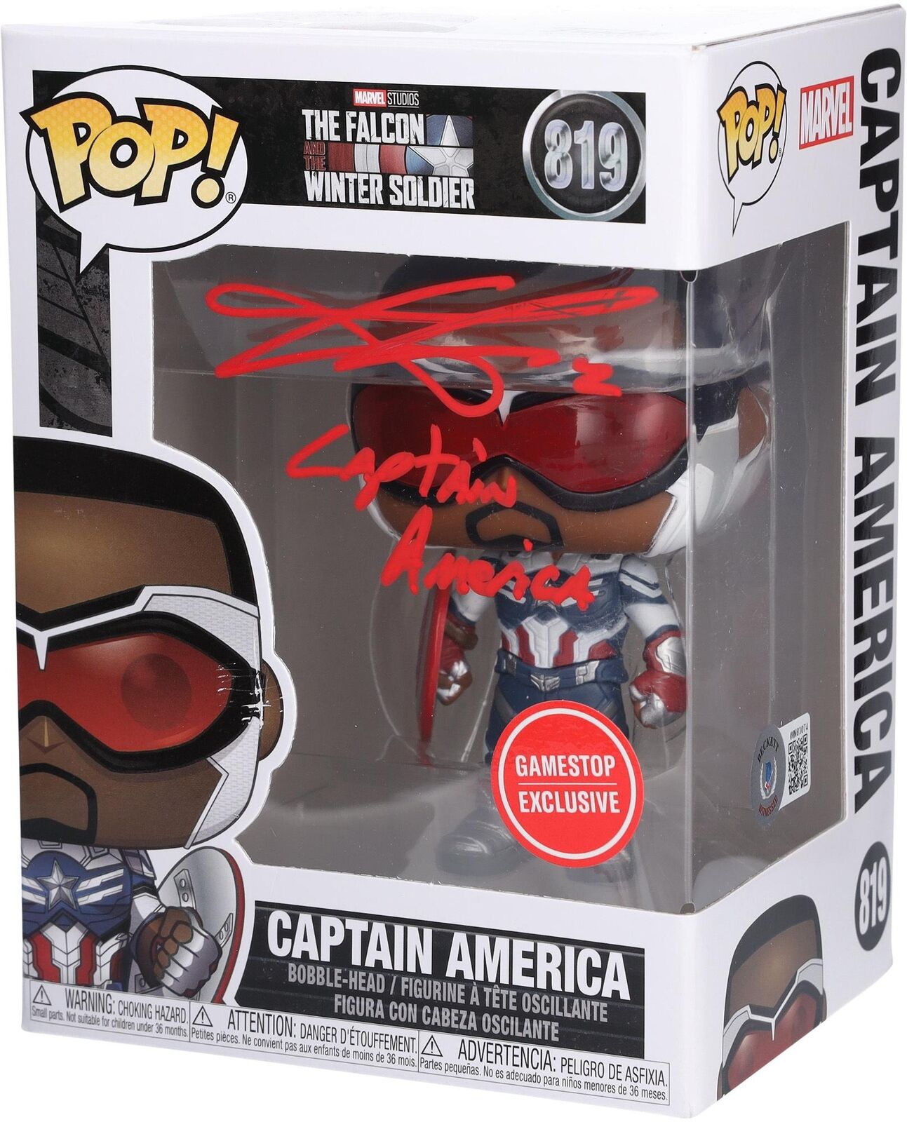 Anthony Mackie Captain America Figurine