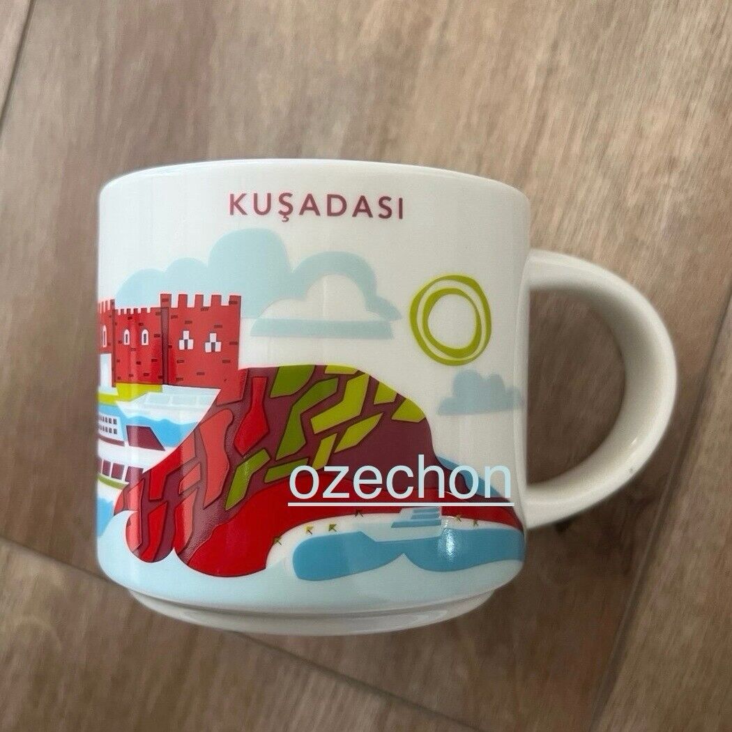 Starbucks KUSADASI & KUŞADASI TURKEY Mug  2024 You Are Here YAH 14oz