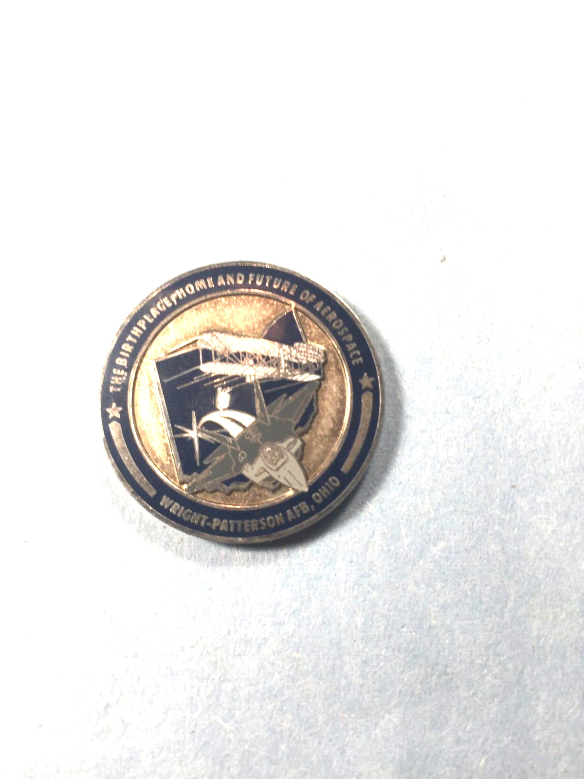 USAF Challenge coin -Wright-Patterson AFB, Home & Future of Aerospace (Numbered)