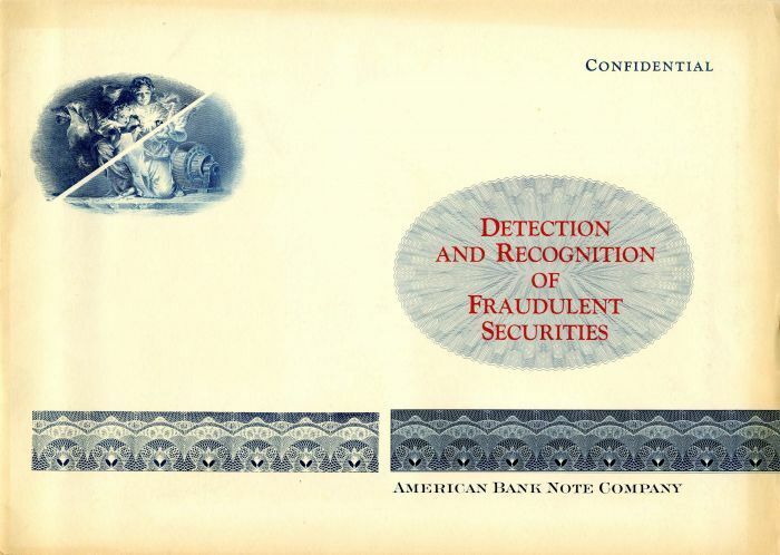 ABN Booklet - American Bank Note Company