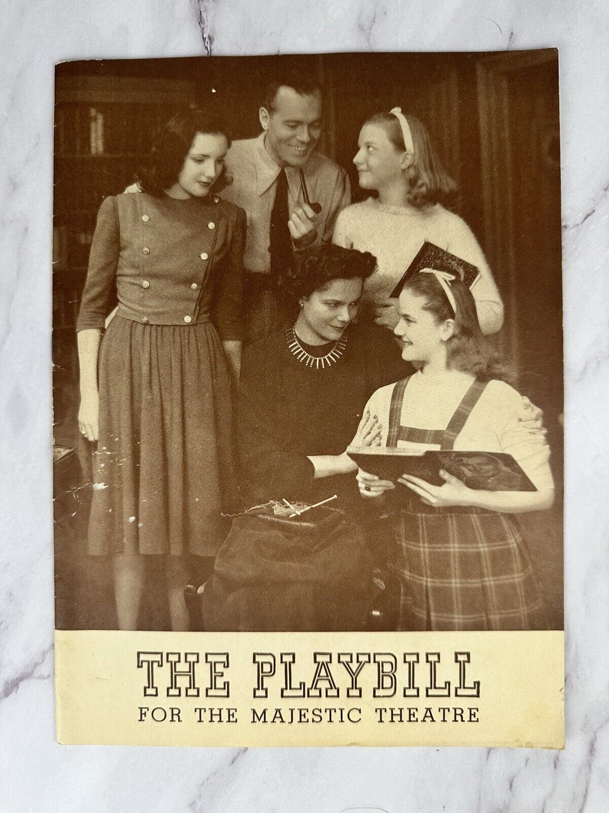 Jerome Chodorov Sally Benson / JUNIOR MISS THE PLAYBILL FOR THE MAJESTIC THEATRE