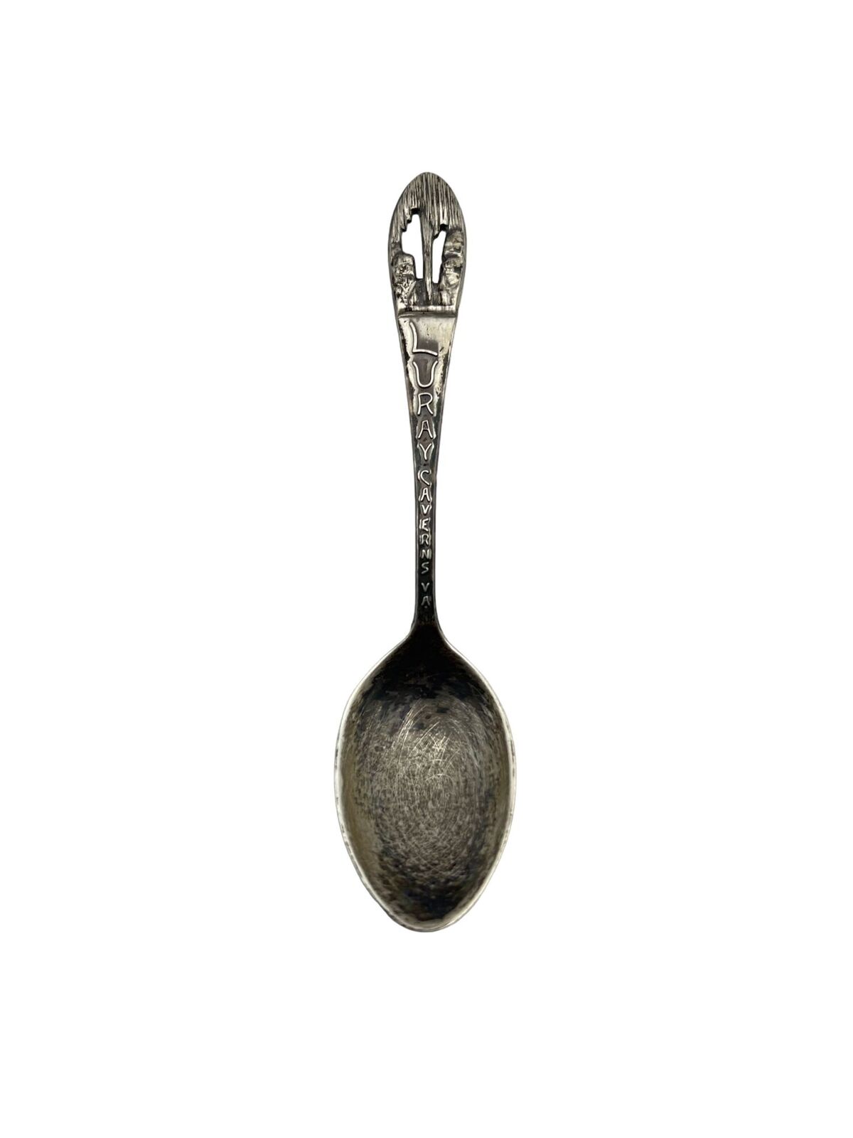 Vintage Luray Caverns VA Virginia Sterling Silver Souvenir / Collector's Spoon