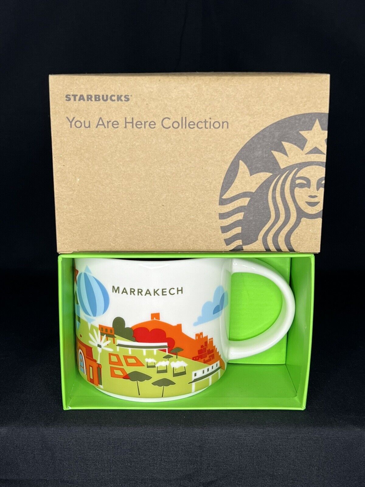 Starbucks Marrakech Mug You Are Here Collection Morocco NEW W/Box