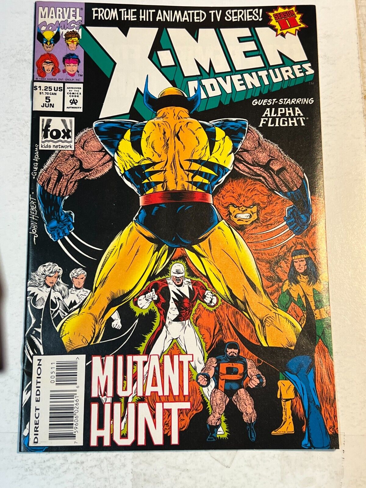 x men adventures #5 marvel comics 1994 | Combined Shipping B&B
