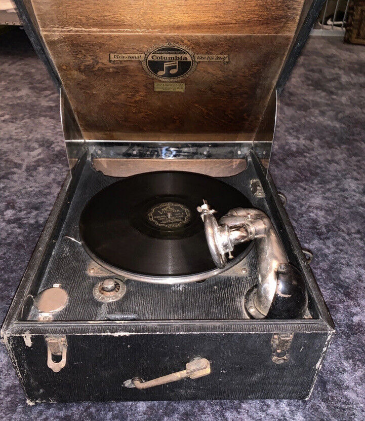 1927 Columbia Viva-Tonal Model-160 Antique Record Player in Great Condition Rare
