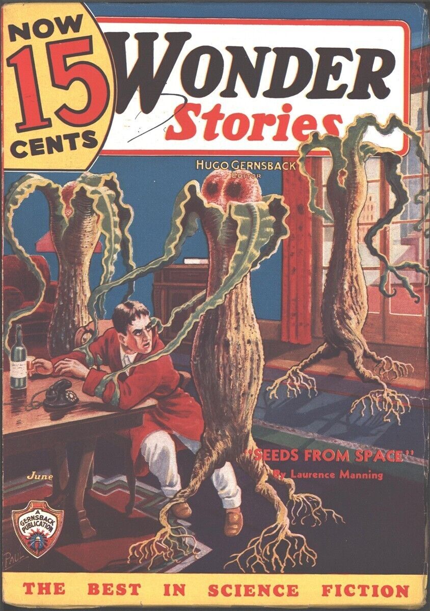 Wonder Stories 1935 June.   Pulp