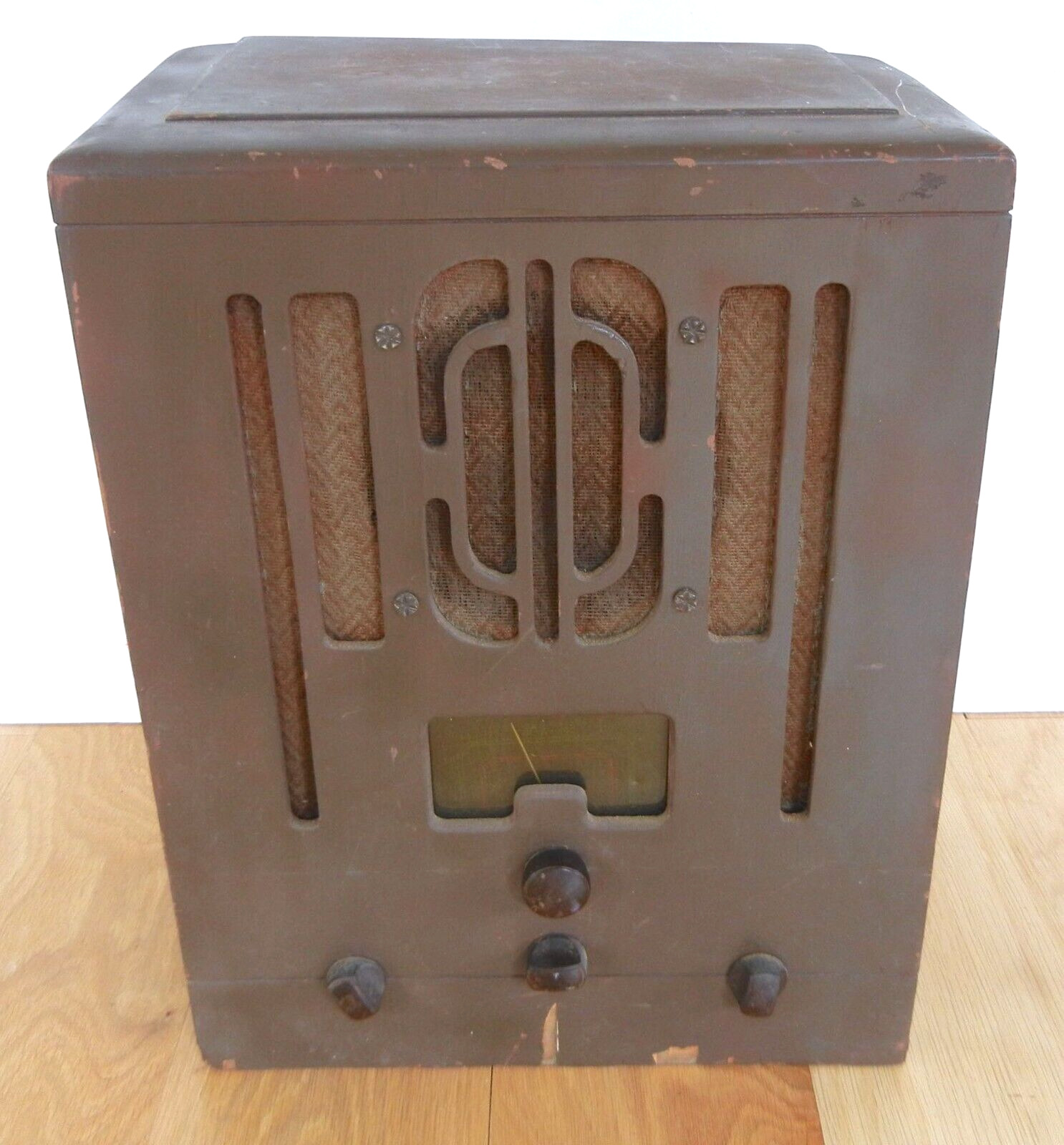 Vtg 1930s RCA Victor 5T1 Tube TOMBSTONE RADIO Field Coil NOT TESTED Parts—Repair